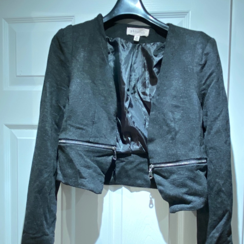 Cropped Blazer - image 1